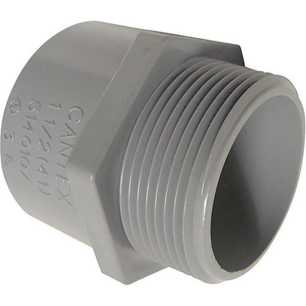 Cantex 5140105C 1 in PVC Male Terminal Adapter 33220 - main